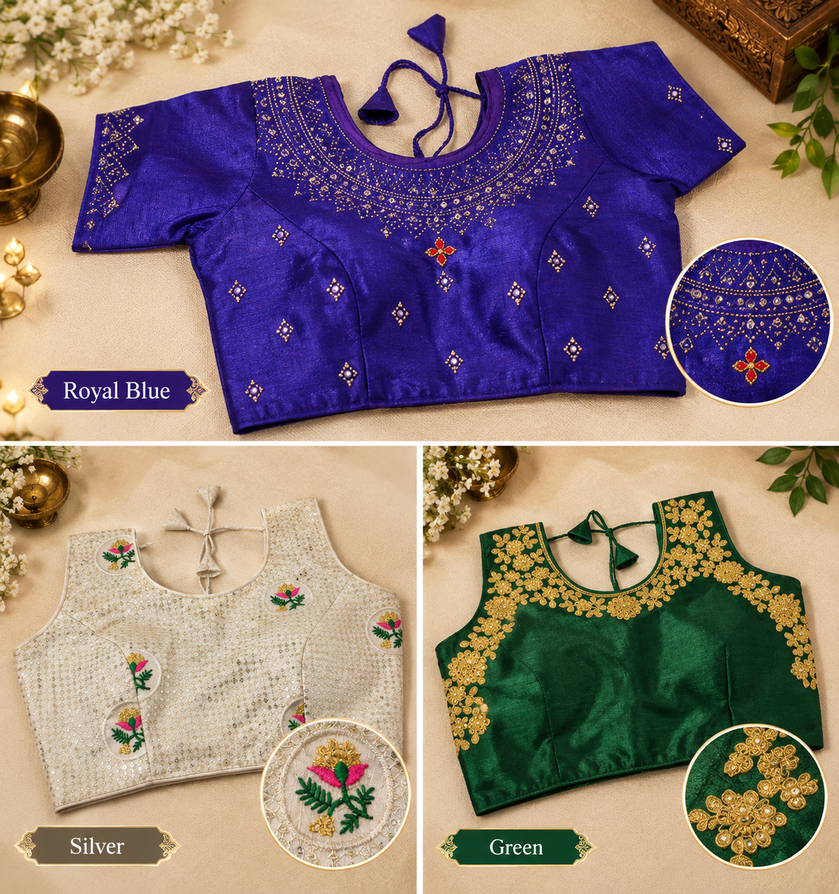 Fancy Blouse (set of 3 ) catalogue 8