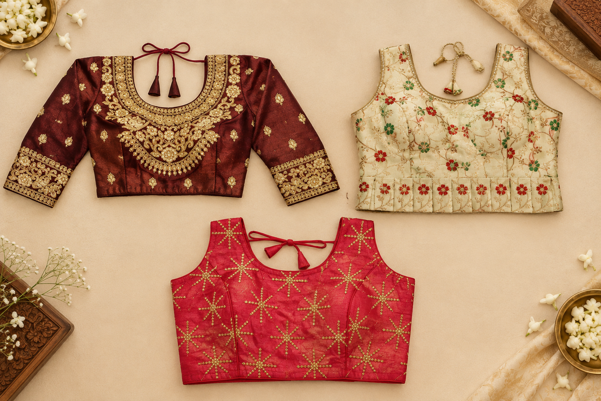 Fancy Blouse (set of 3) catalogue 4