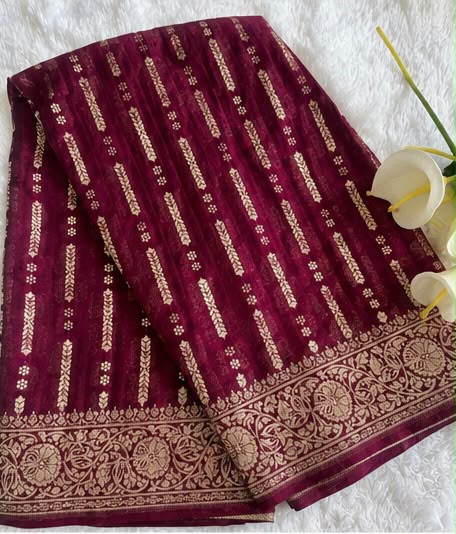 PREMIUM SHIFFON GEORGET SAREE