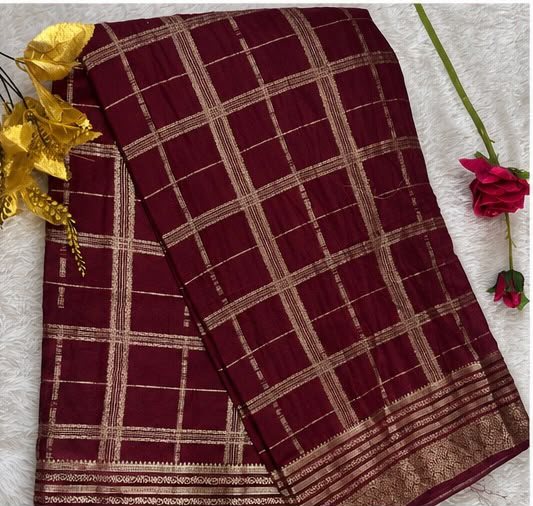 PREMIUM SHIFFON GEORGET SAREE