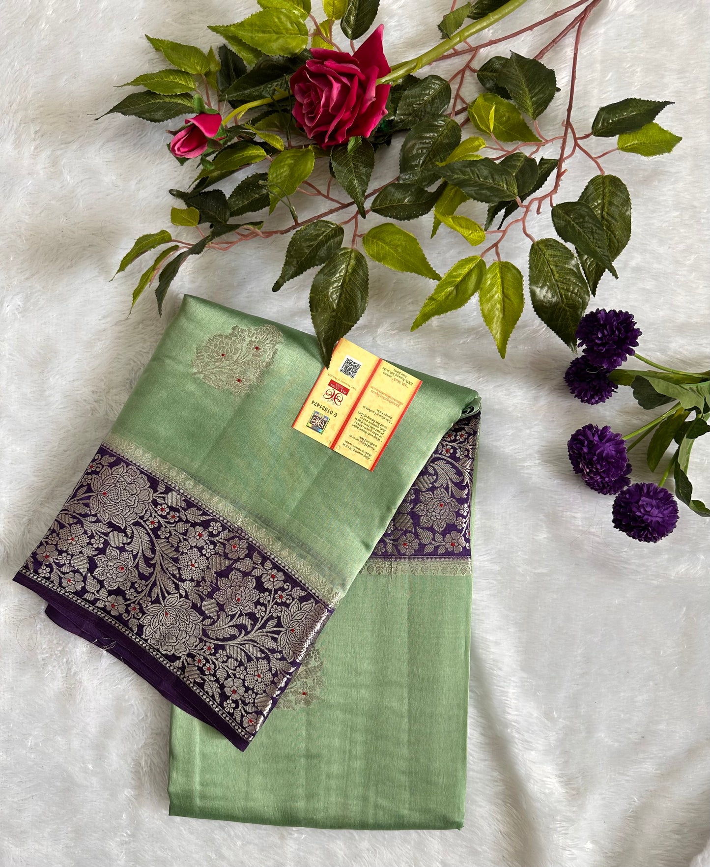 BANARASI MANGO SILK SAREE