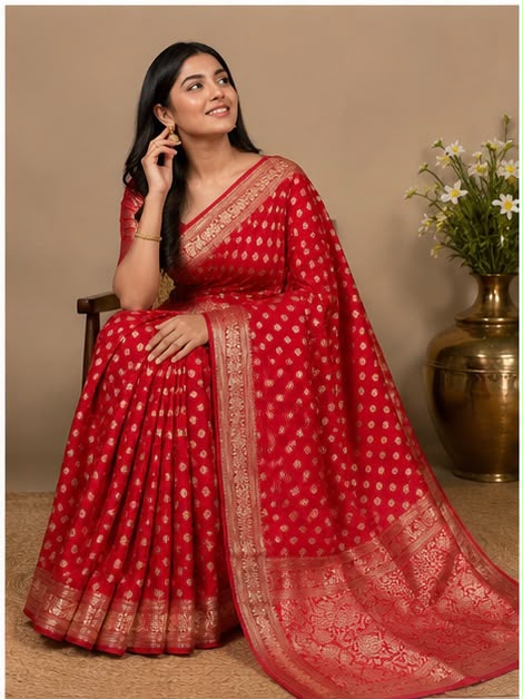 PREMIUM SHIFFON GEORGET SAREE