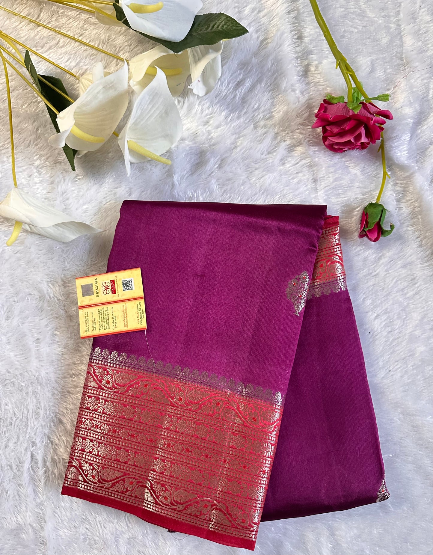BANARASI MANGO SILK SAREE