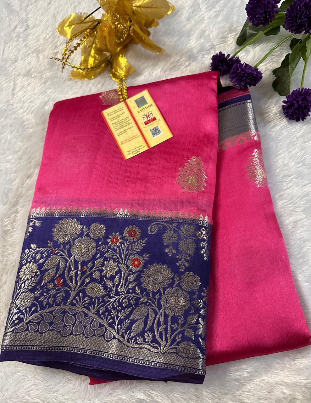 BANARASI MANGO SILK SAREE