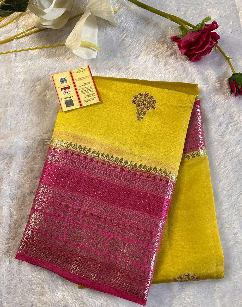 BANARASI MANGO SILK SAREE
