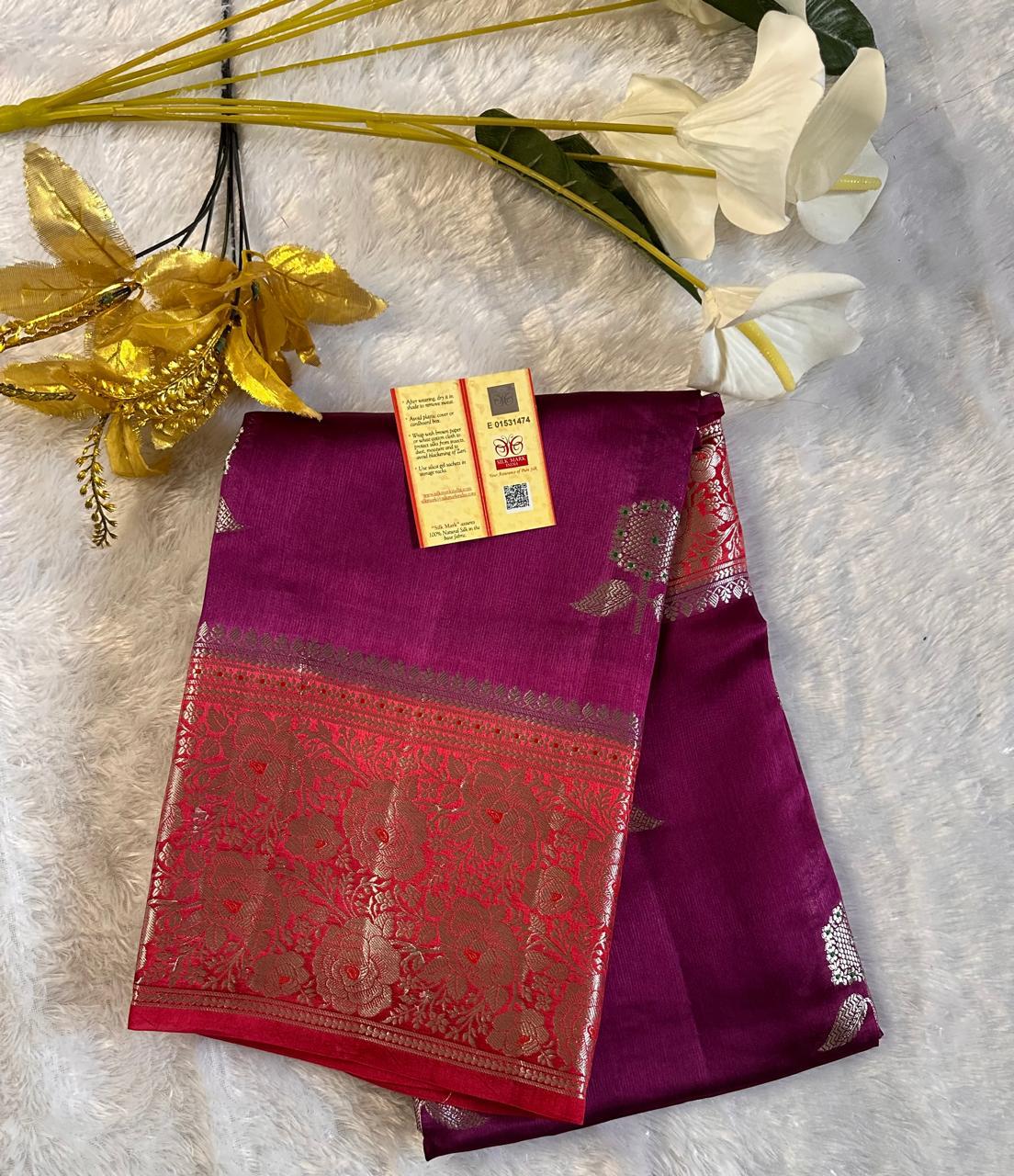 BANARASI MANGO SILK SAREE