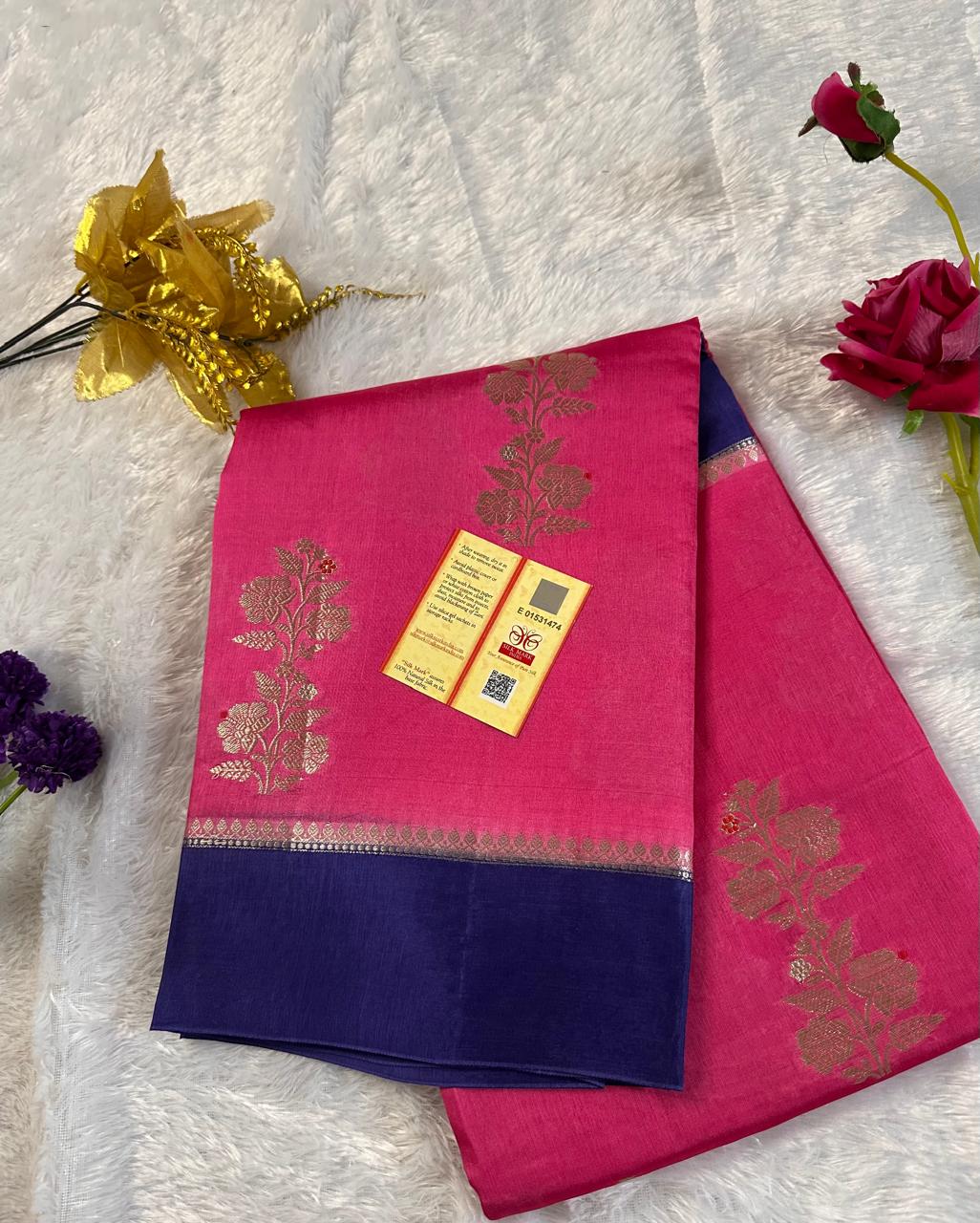 BANARASI MANGO SILK SAREE