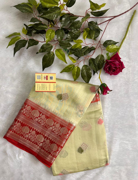 BANARASI MANGO SILK SAREE