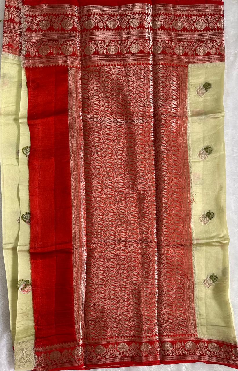 BANARASI MANGO SILK SAREE