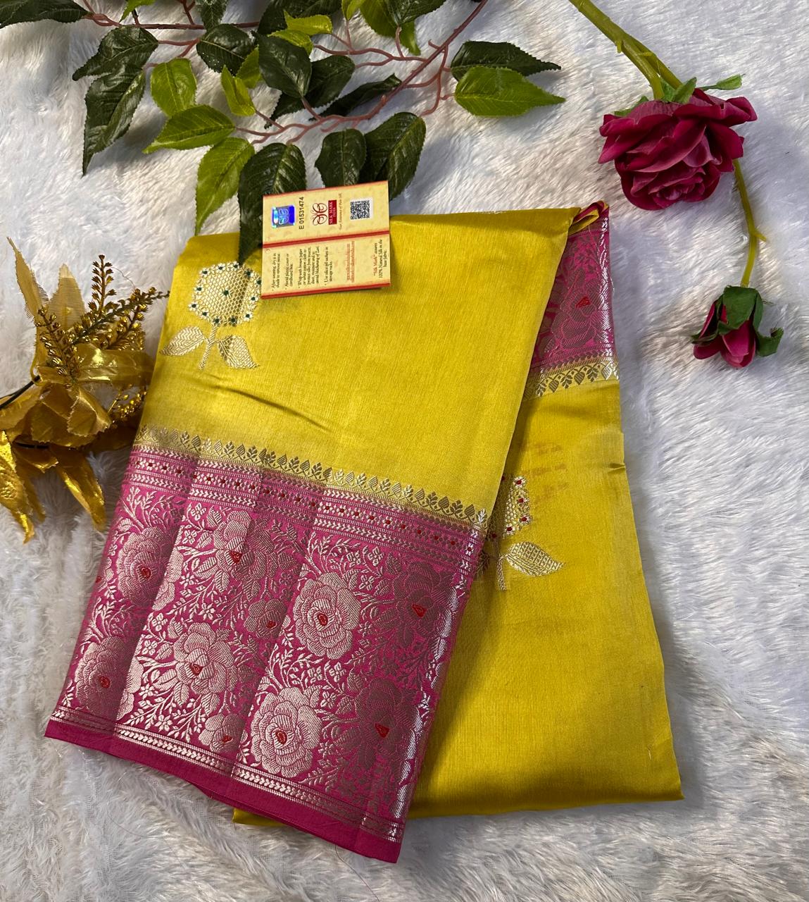 BANARASI MANGO SILK SAREE