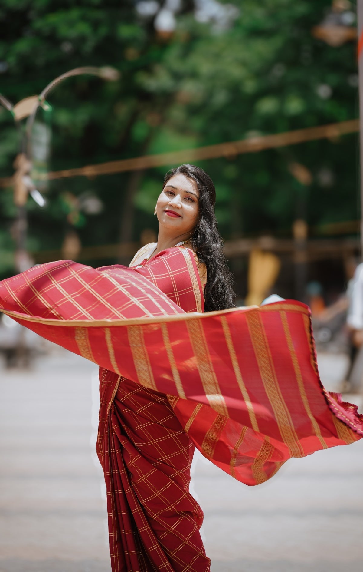 Pure Mysore silk saree (crape)