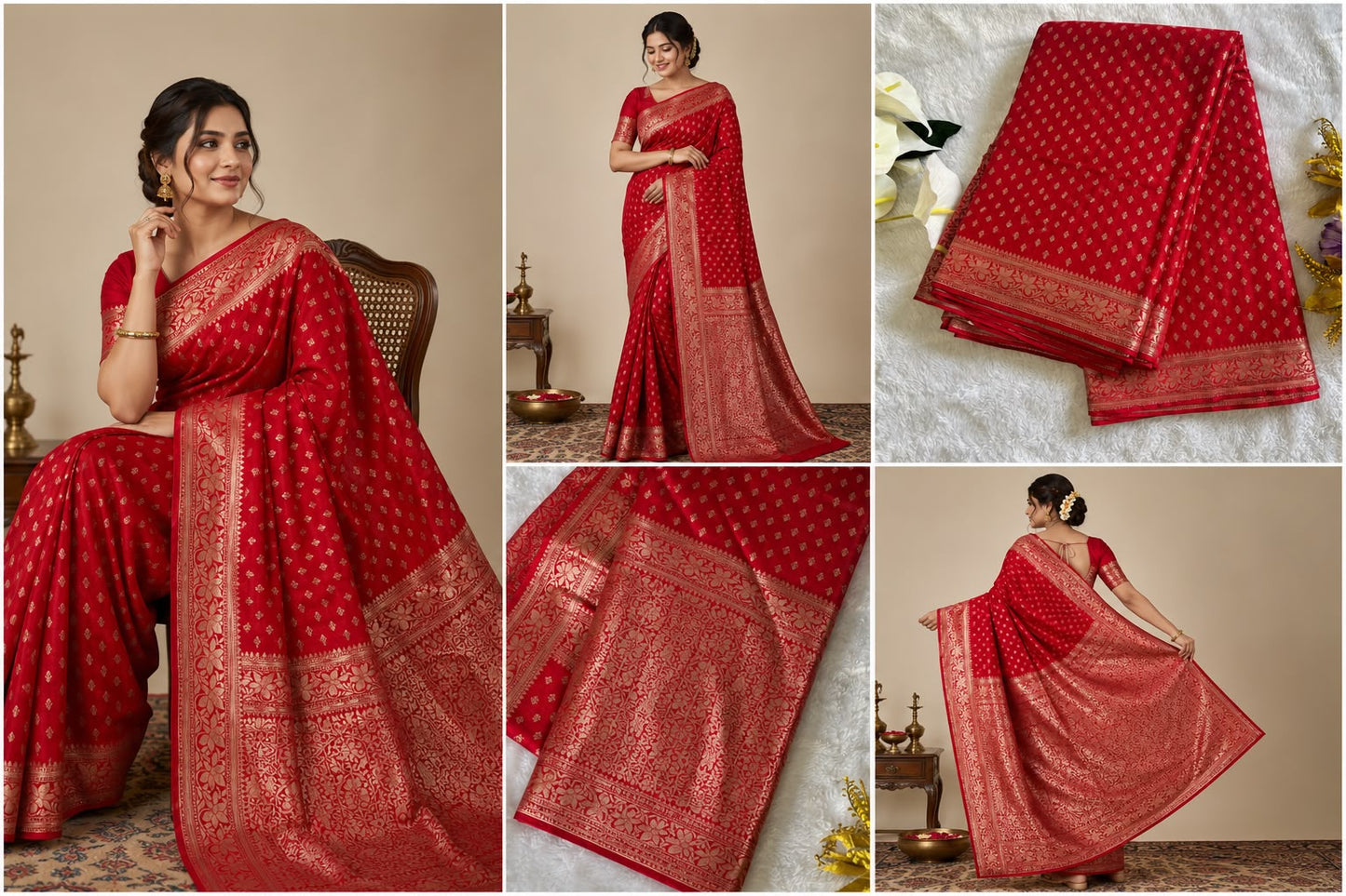 PREMIUM SHIFFON GEORGET SAREE