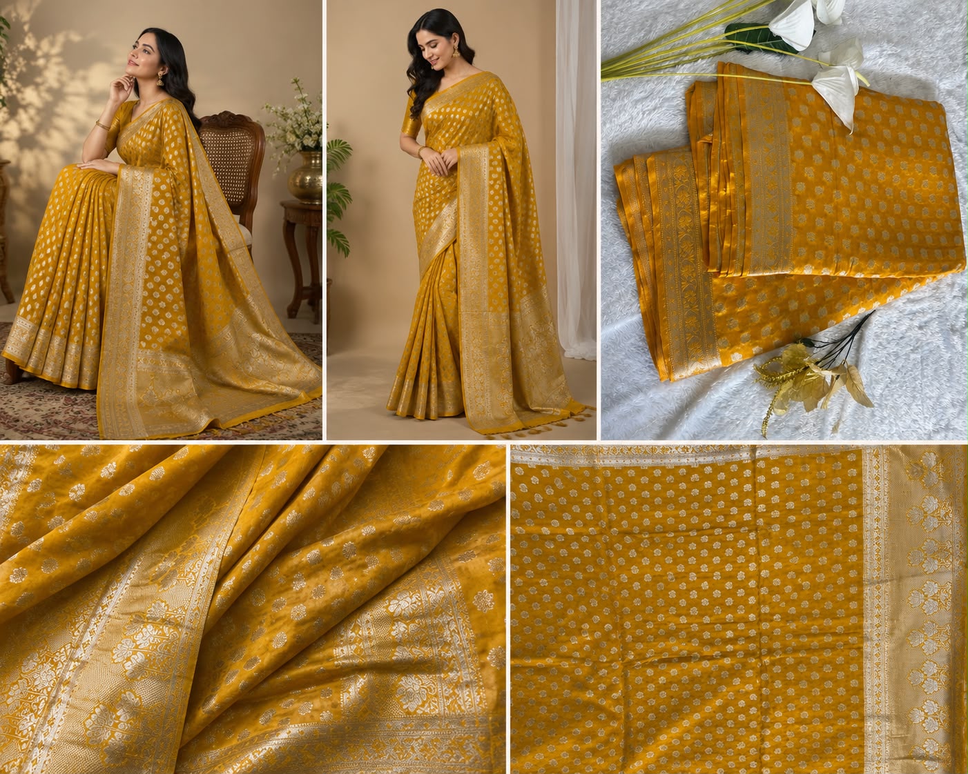 PREMIUM SHIFFON GEORGET SAREE