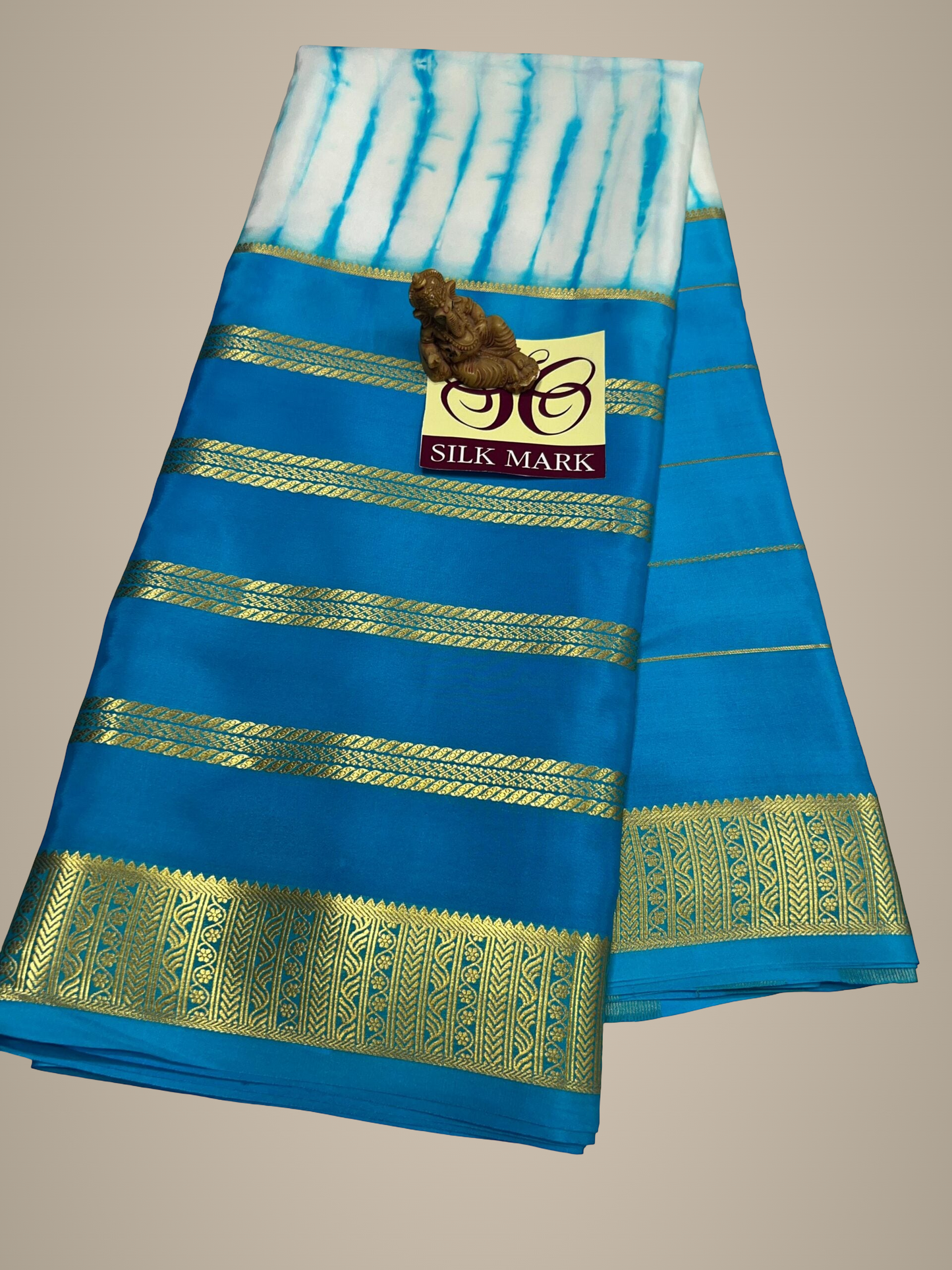 Designer Brush Shade Pure Crepe Silk Saree